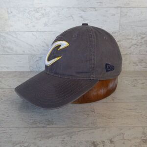 Cleveland Cavaliers Hat Gray NBA New Era 9TWENTY Strap Back Cap Adjustable